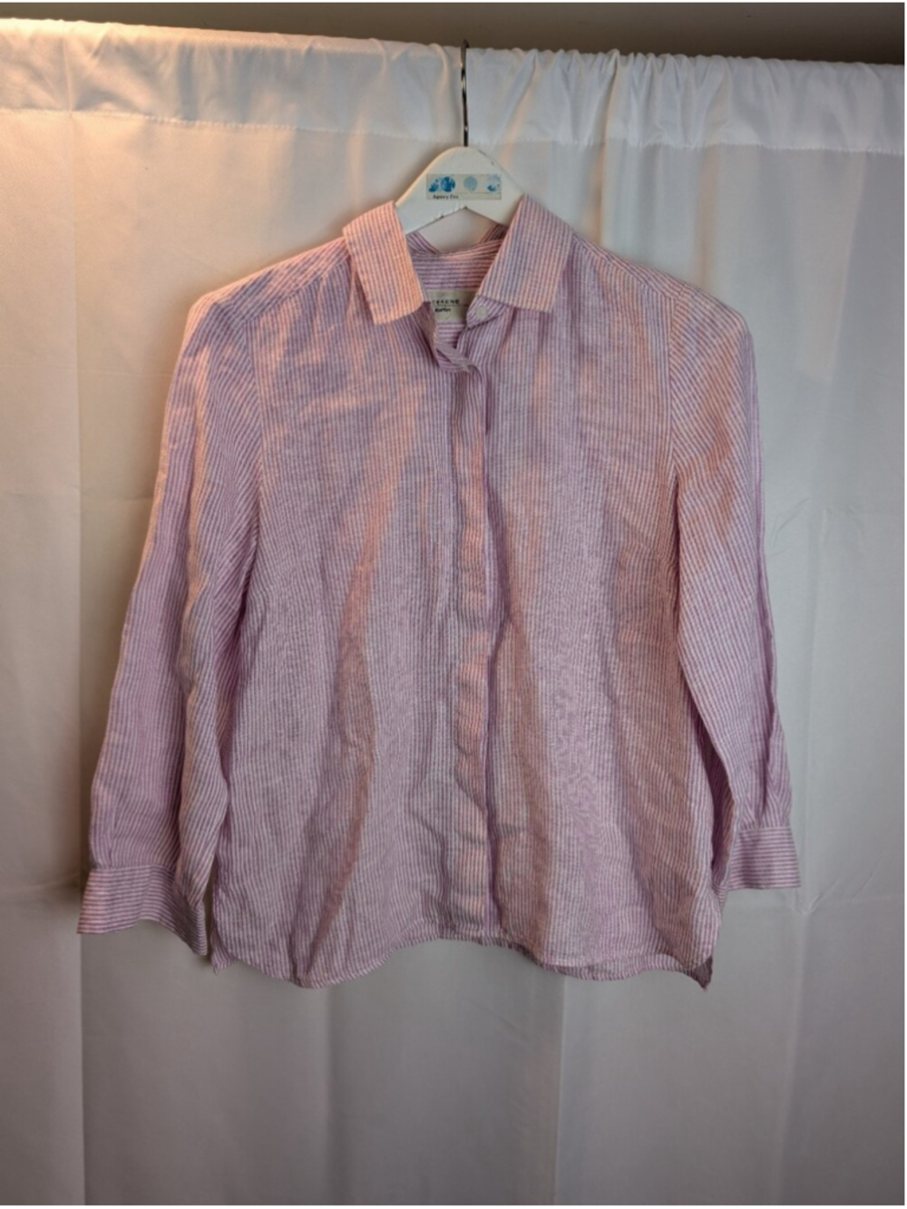 MaxMara Weekend Striped Button-Down Shirt Size S (By Measurements) In EUC